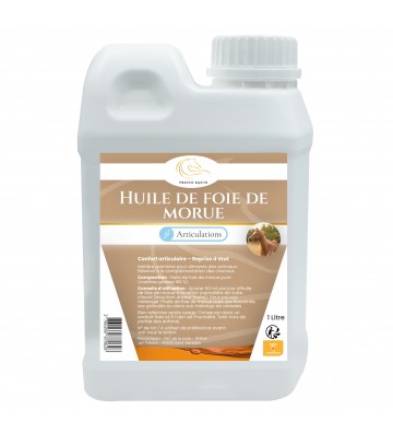 Complément pour chevaux Huile de foie de morue