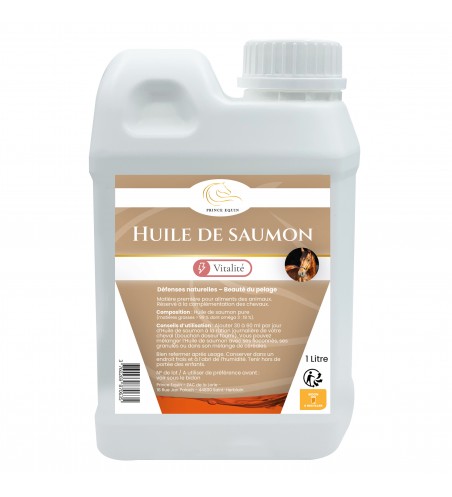 Huile de saumon - Immunité cheval - Beauté et Brillance des poils