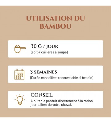 Complément pour chevaux Bambou