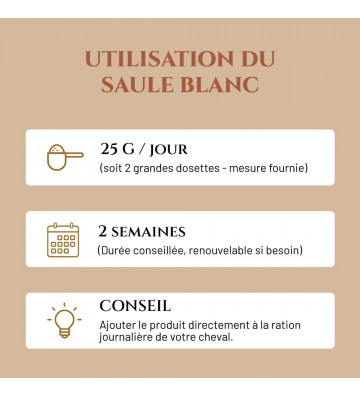 Complément pour chevaux Saule Blanc