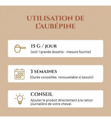 Complément pour chevaux Aubépine