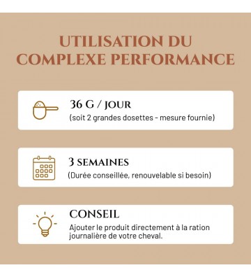 Complément pour chevaux Complexe Performance